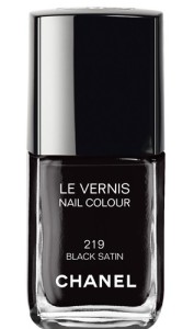 Chanel Le Vernis Black Satin